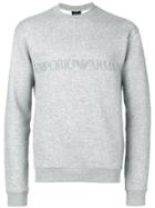 Emporio Armani Logo Print Sweatshirt - Grey