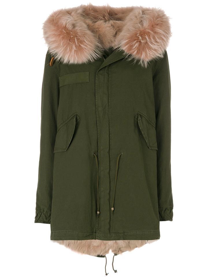 Mr & Mrs Italy Hooded Parka - Green