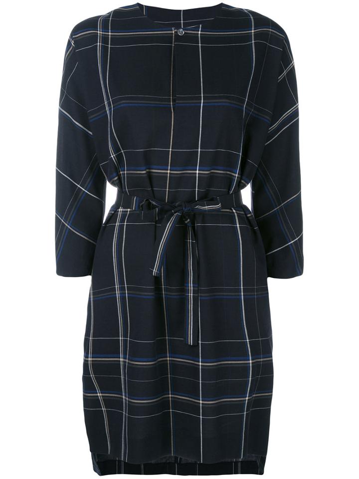 Stephan Schneider Plaid Dress, Women's, Size: 0, Blue, Cotton
