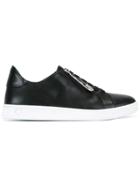 Versus Clip Detail Sneakers - Black