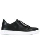 Versus Clip Detail Sneakers - Black