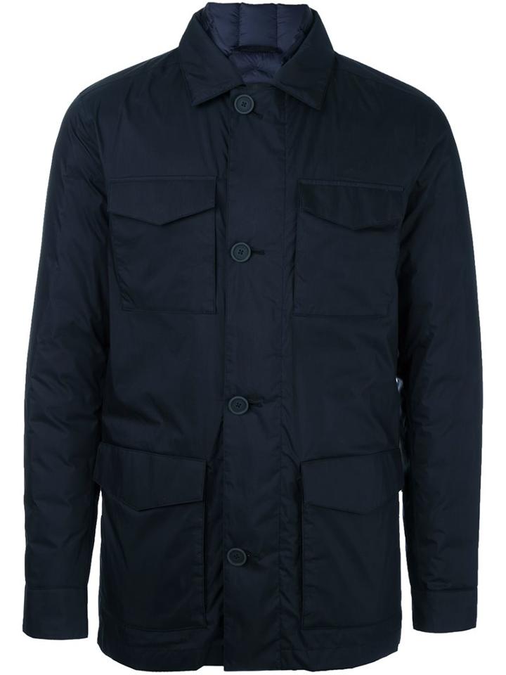 Z Zegna Pocketed Padded Jacket