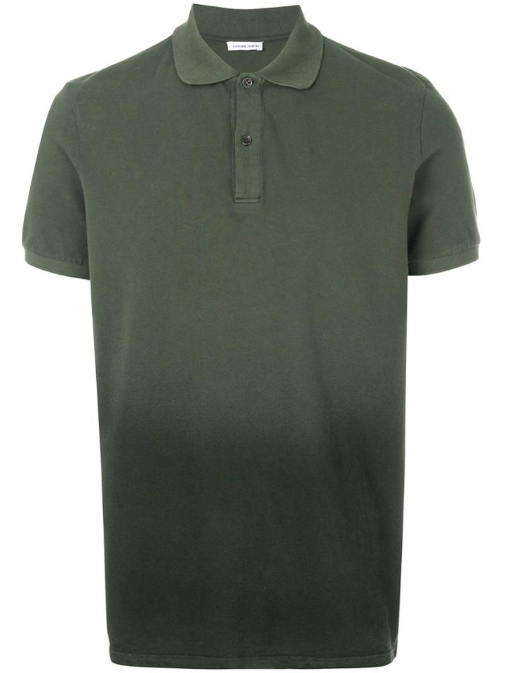 Tomas Maier Ombre Piquet Polo - Green