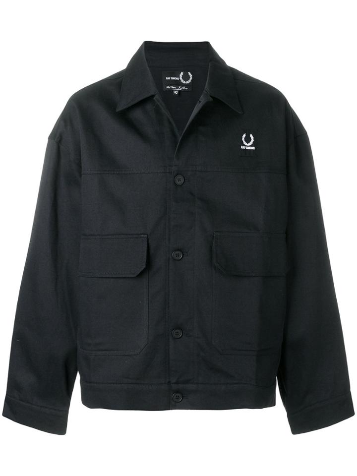 Raf Simons X Fred Perry Denim Jacket - Black
