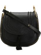 Chloé Hudson Shoulder Bag, Women's, Black, Calf Leather/suede