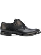 Alexander Mcqueen Zip-detail Derby Shoes - Black