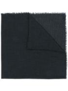 Faliero Sarti Sheer Frayed Scarf - Black