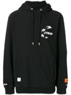 Heron Preston Printed Hoodie - Black