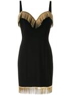 Moschino Needle Embellished Mini Dress - Black