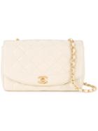 Chanel Vintage Quilted Cc Bag, Women's, White