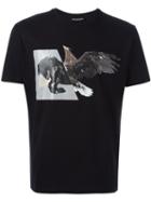 Neil Barrett Printed T-shirt, Men's, Size: Xl, Black, Cotton