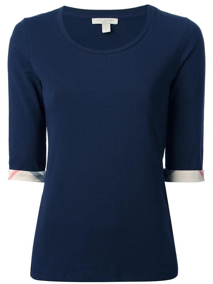 Burberry Brit Check Cuff Top