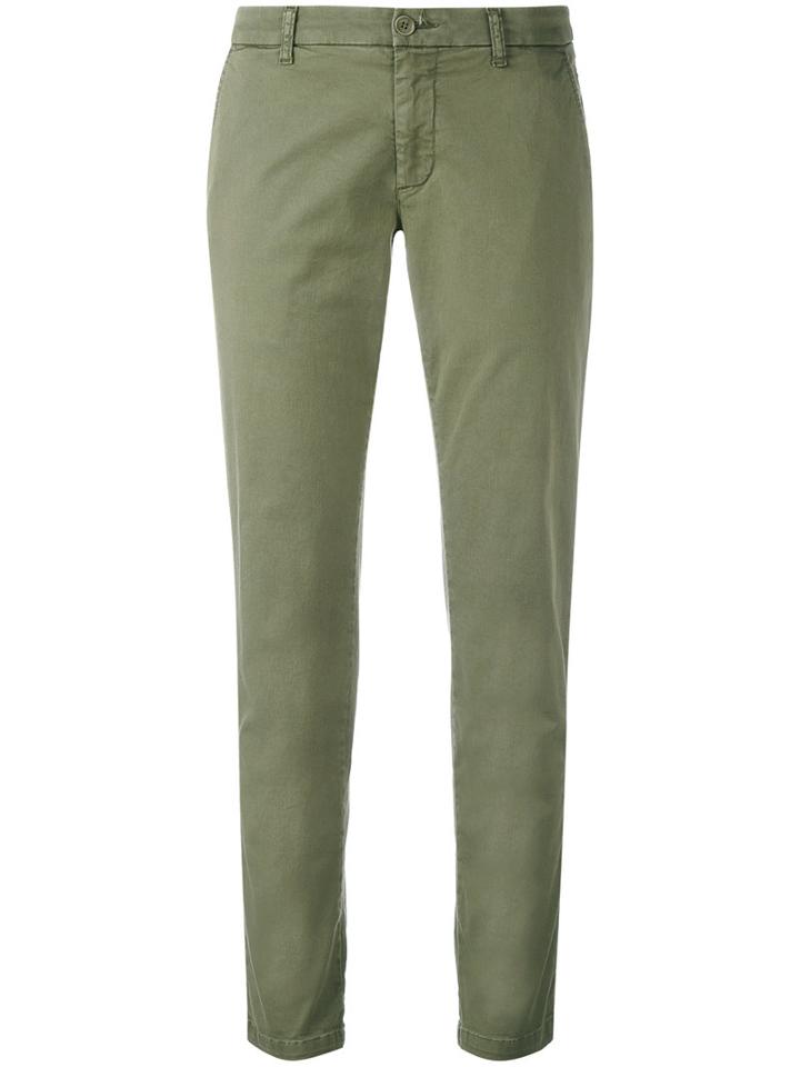 P.a.r.o.s.h. - Straight Leg Trousers - Women - Cotton/spandex/elastane - Xs, Green, Cotton/spandex/elastane