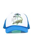 Stella Mccartney Kids Crocodile Baseball Cap, Boy's, Size: 48 Cm, Blue