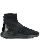Hogan Ankle Sock Sneakers - Black