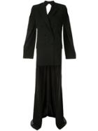 Seen Users Layered Blazer Dress - Black