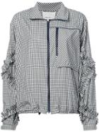 3.1 Phillip Lim Gingham Bomber Jacket - Black