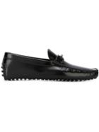 Tod S Classic Loafers, Men's, Size: 6, Black, Calf Leather/leather/rubber