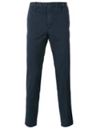 Pt01 - Tapered Cropped Trousers - Men - Cotton/spandex/elastane - 48, Blue, Cotton/spandex/elastane