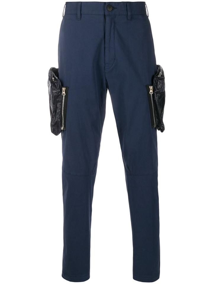 Stone Island Shadow Project Side Patch Pocket Trousers - Blue