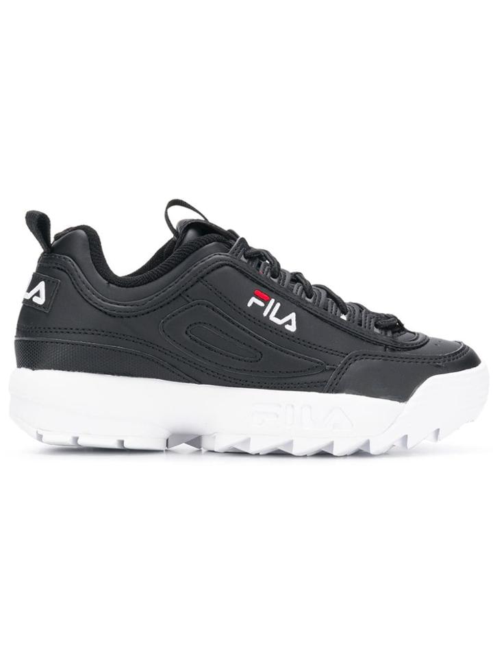 Fila Low Top Disruptor Sneakers - Black
