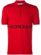 Givenchy Upside Down Logo Polo - Red