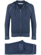 La Fileria For D'aniello Zipped Up Hoodie - Blue