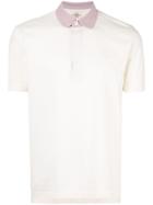 Kent & Curwen Contrast Collar Polo Shirt - Neutrals