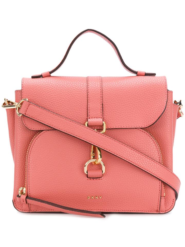 Dkny Paris Pebbled Crossbody Bag - Pink & Purple