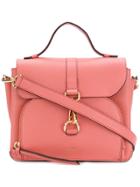 Dkny Paris Pebbled Crossbody Bag - Pink & Purple