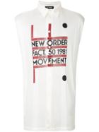 Raf Simons New Order Shirt - Nude & Neutrals
