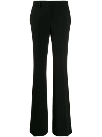Brag-wette Flared Trousers - Black