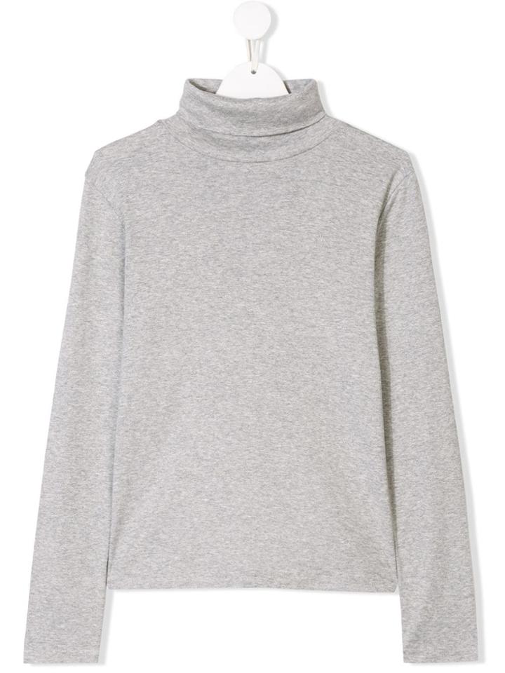 Ralph Lauren Kids Teen Roll Neck Top - Grey