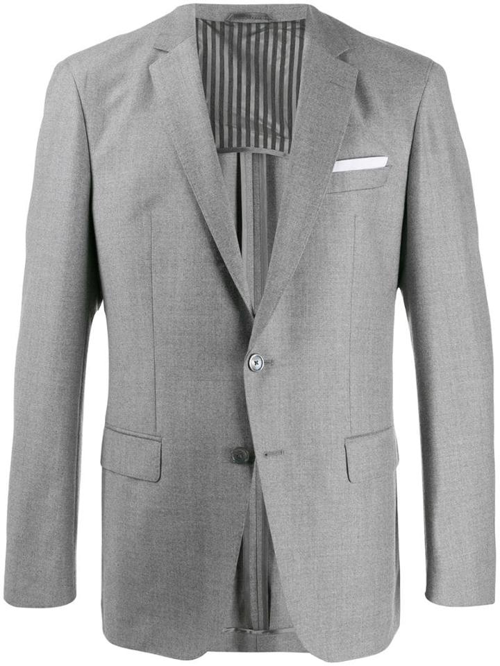 Boss Hugo Boss Mottled Weave Blazer - Grey