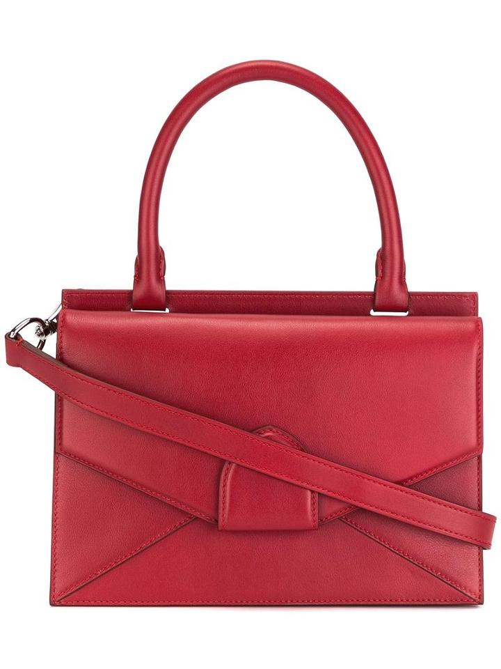 Bertoni 1949 Small 'dafne' Tote, Women's, Red, Leather