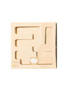 Chanel Pre-owned Cc Maze Brooch - Gold