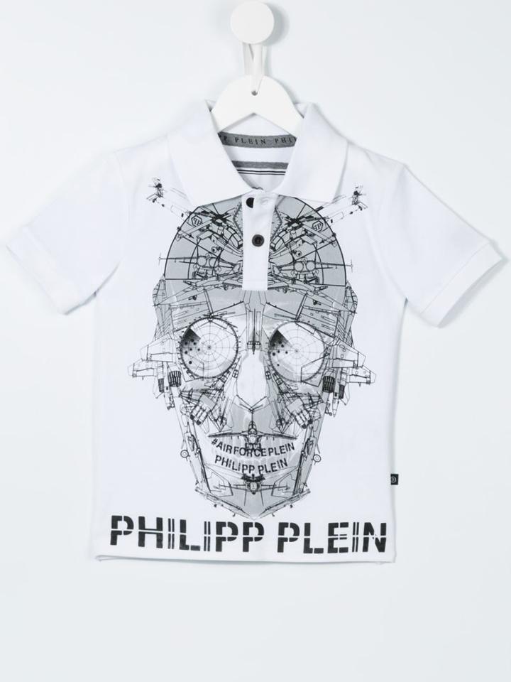 Philipp Plein 'cyber Skull' Polo Shirt