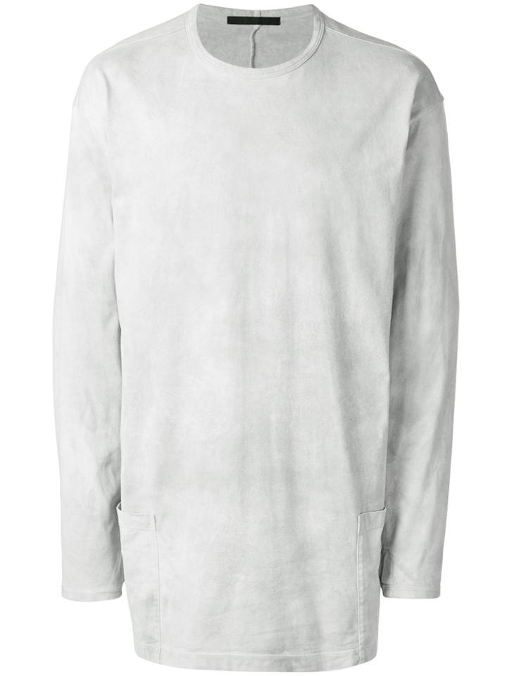 The Viridi-anne Double Pocket Sweater - Grey
