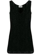 Emanuel Ungaro Pre-owned 2000's Glittery Mini Dress - Black