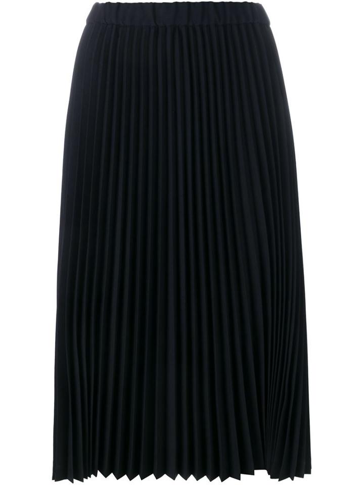 Comme Des Garçons Girl Straight Midi Pleated Skirt