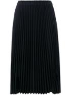 Comme Des Garçons Girl Straight Midi Pleated Skirt
