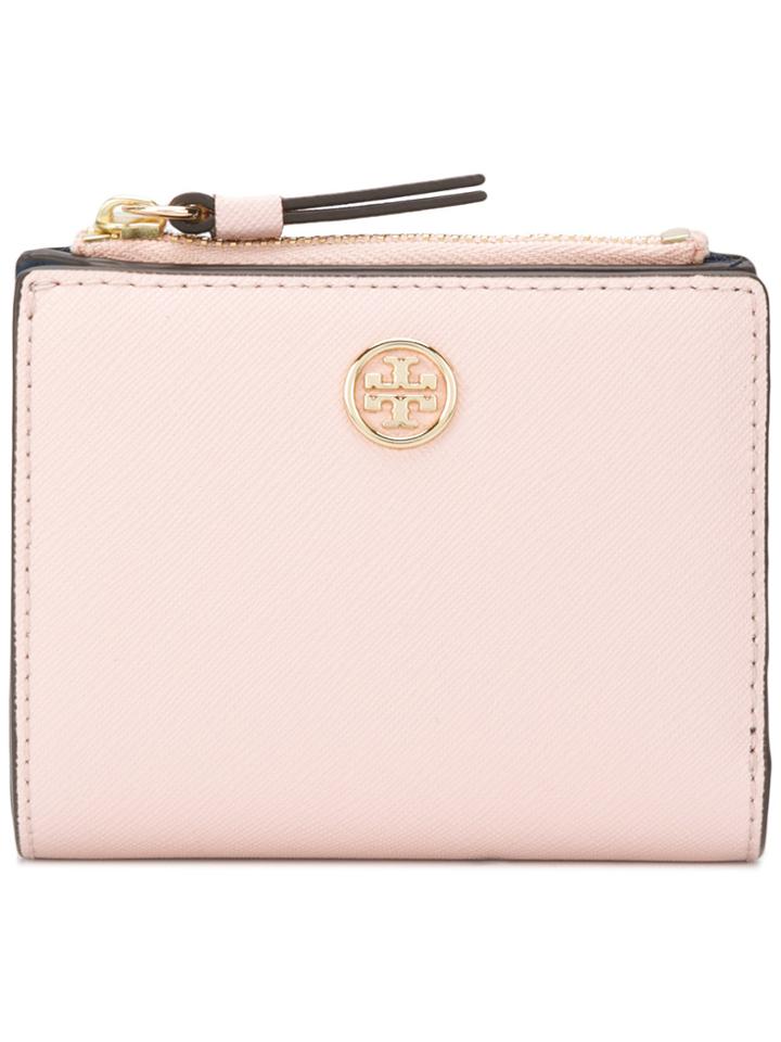 Tory Burch Robinson Mini Wallet - Pink & Purple