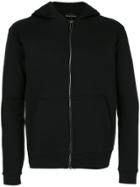 Emporio Armani Logo Panel Hooded Jacket - Black