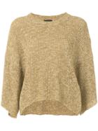 Roberto Collina Oversize Knitted Jumper - Nude & Neutrals