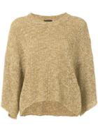 Roberto Collina Oversize Knitted Jumper - Nude & Neutrals