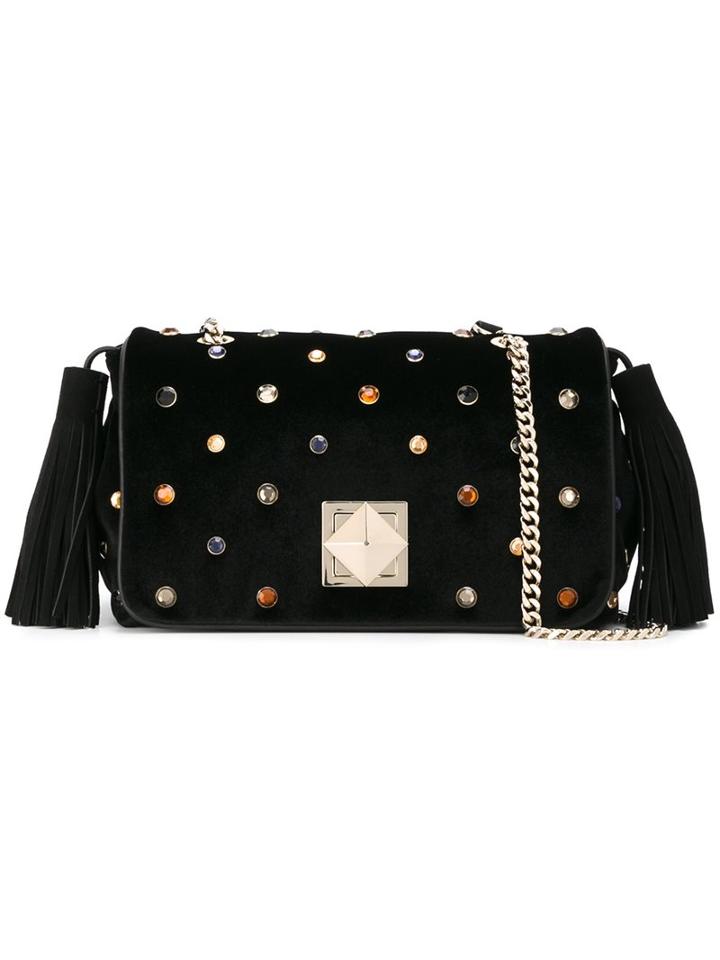 Sonia Rykiel Embellished Shoulder Bag, Women's, Black