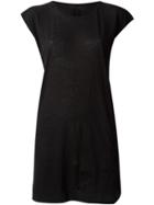 Rick Owens Drkshdw Long Cap Sleeve T-shirt - Black