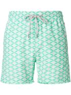 Love Brand Printed Swim Shorts - Green