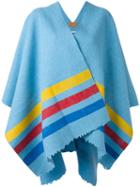 Ermanno Gallamini Contrast Stripe Cape