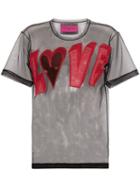 Viktor & Rolf Love Logo Mesh T-shirt - Multicolour